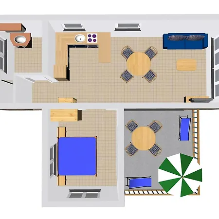 Apartment Mit Terrasse Und Herrlichem Meerblick *
